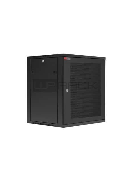 WP RWC-06604-B Armario Mural 6U - Puerta de Acero Perforada - Cerradura de Seguridad - 540x450x310mm