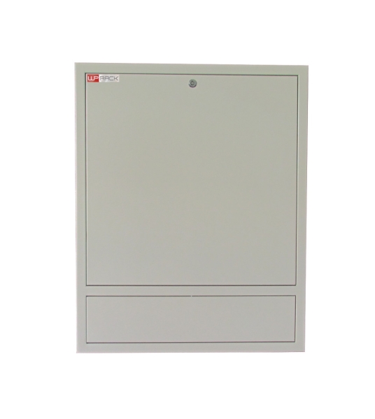 WP RWN-02601-W Armario Mural Vertical 4U - Cerradura de Seguridad con Llave Tubular - 600x150x750mm