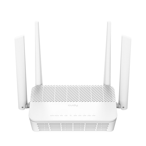 Cudy Router PoE WiFi 6 2.5G Mesh Dual Band AX3000 - Velocidad hasta 1000Mbps - 4 Puertos - 4 Antenas