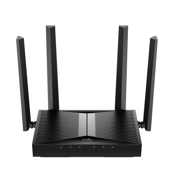 Cudy Router WiFi 7 2.5G Dual Band BE3600 - Velocidad hasta 1000Mbps - 4 Puertos - 4 Antenas Fijas de