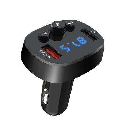[XOBCC03] XO BCC03 Transmisor FM para Coche Bluetooth 18W Quick Charge - Pantalla LED - Frecuencias 87,5 - 108,0MHz - 1x Puerto USB QC 3.0, 1x Puerto USB 1.0A