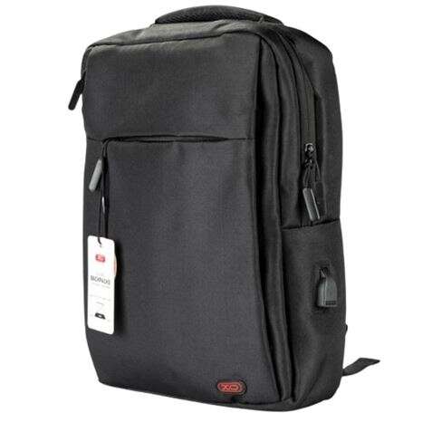 XO Mochila para Portatil - hasta 15.6" - Impermeable y Resistente - Carga Rapida USB - Diseño Ergono