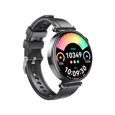 XO GT4 Mini Reloj Inteligente Smartwatch Pantalla Redonda 1.32" AMOLED - Multideporte - Monitoreo de