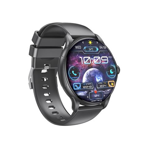 XO J11 Reloj Inteligente Smartwatch Pantalla Redonda 2.06" HD - Asistente de Voz - Control de Musica