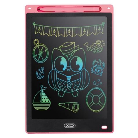 XO Tableta Digital - Pantalla 10" - Hueco Porta Lapiz - Borrado con un Solo Toque - Color Rosa