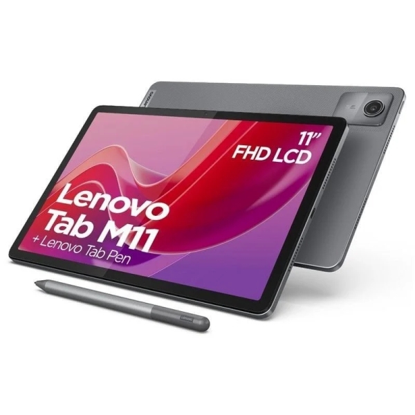 Lenovo Tab M11 Tablet 11" WUXGA + Pen Stylus - 128GB - RAM 4GB - Camara Trasera 8mp - WiFI, Bluetoot