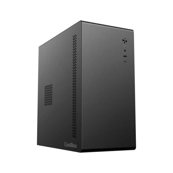Coolbox M640C Caja Torre MicroATX - Tamaño Disco Soportado 3.5", 2.5" - USB-A 3.2 Gen1, USB-C 3.2 Ge