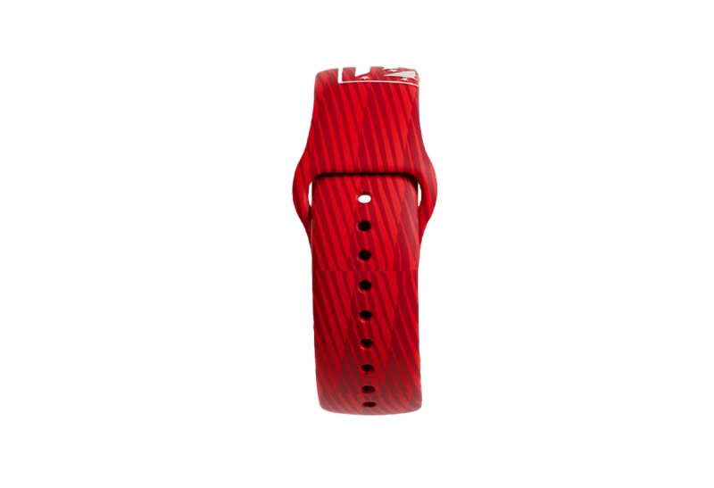 [COR-SWPATLETIMADRID-SILROJA] Savefamily Correa de Silicona para Savewatch Plus Edicion Atletico de Madrid - Color Roja