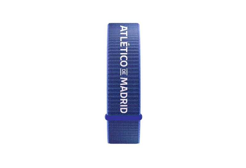 [COR-SWPATLETIMADRID-TELAZUL] Savefamily Correa de Tela para Savewatch Plus Edicion Atletico de Madrid - Color Azul