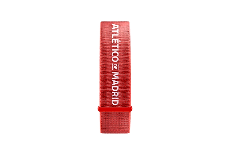 [COR-SWPATLETIMADRID-TELROJA] Savefamily Correa de Tela para Savewatch Plus Edicion Atletico de Madrid - Color Roja