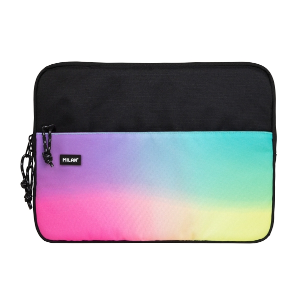 Milan Sunset Funda para Portatiles hasta 13" - Cierre de Cremallera con Tirador - Bolsillo Delantero
