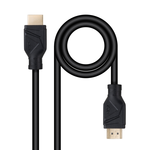 [10.15.8300] Nanocable Cable HDMI 2.1 CCS A/M-A/M - Longitud 0.5m - Color Negro