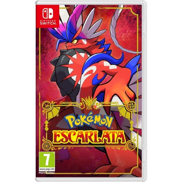 [10009806] Nintendo Videojuego Pokemon Escarlata para Consola Nintendo Switch - Genero RPG/Mundo Abierto - PEGI