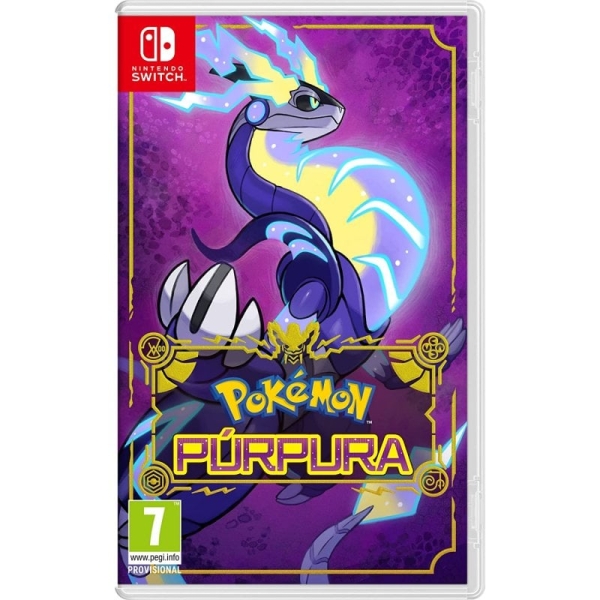 [10009807] Nintendo Videojuego Pokemon Purpura para Consola Nintendo Switch - Genero RPG/Mundo Abierto - PEGI 7