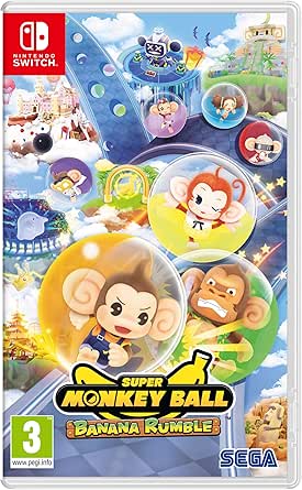 [10013841] Nintendo Videojuego Super Monkey Ball: Banana Rumble para Consola Nintendo Switch - Genero Plataform
