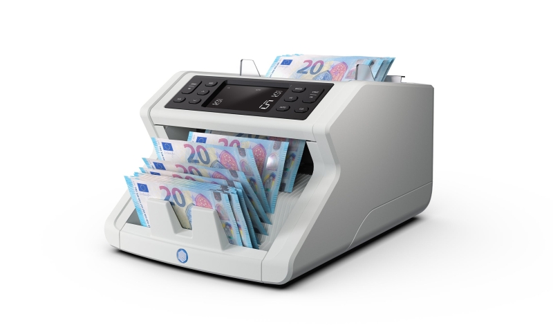 Safescan 2210 (G2) Contadora de Billetes - Cuenta 1.000 Billetes por Minuto - Funciones Automatizada