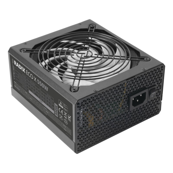 Tacens Radix Eco X 550 Fuente de Alimentacion 550W ATX - PFC Activo - Ventilador 140mm de 12dB - 80