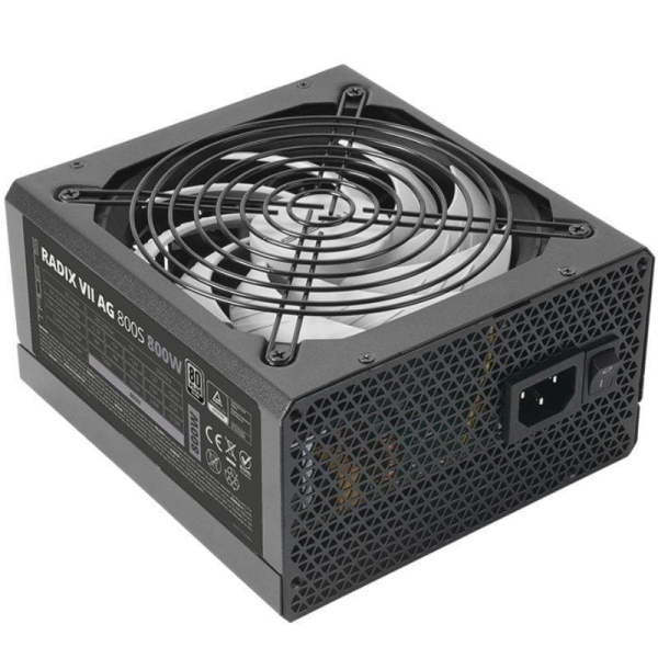 Tacens Radix VII AG 800S Fuente de Alimentacion 800W ATX - PFC Activo - Ventilador 140mm de 12dB - 8