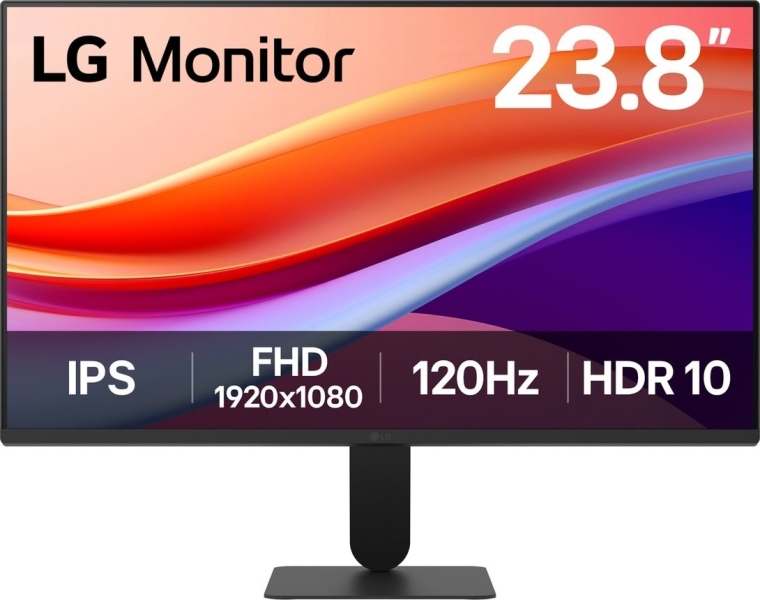 [24U411A-B] LG Monitor 23.8" LED IPS Entry FullHD 120Hz - Respuesta 5ms - 16:9 - HDMI - VESA 100x100mm