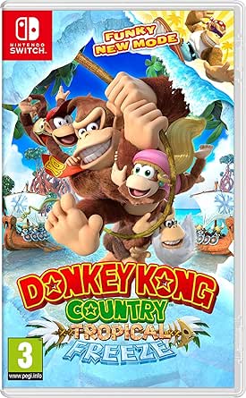 [2522981] Nintendo Videojuego Donkey Kong Country: Tropical Freeze para Consola Nintendo Switch - Genero Plata