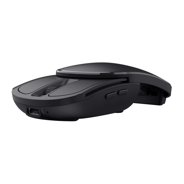 Trust Zylo Raton Inalambrico Plegable de Bolsillo - 2400 dpi - 6 Botones - Color Negro