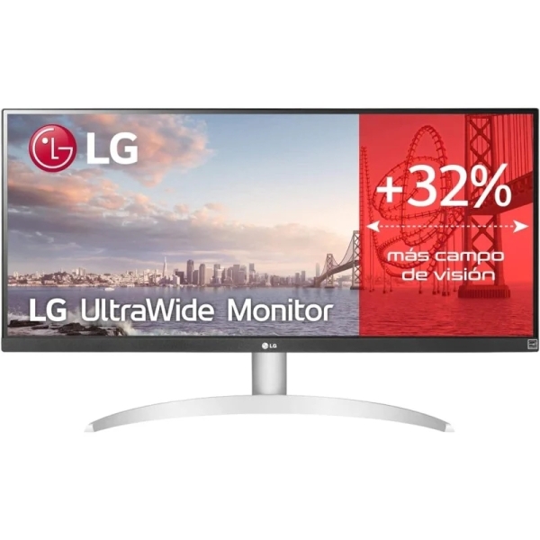 [29WQ600-W] LG Ultrawide Monitor 29" LED WFHD 100Hz HDR FreeSync - 21:9 - Altavoces 14W - HDMI, Displayport, USB