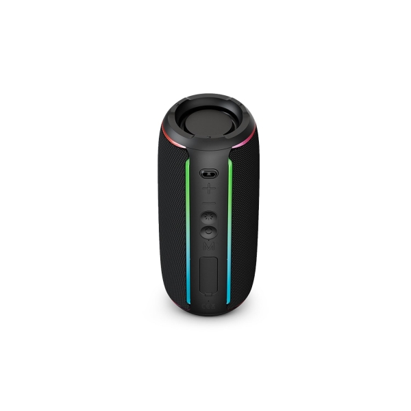 SPC Orbital Glow Altavoz Bluetooth Portatil - 25W - True Wireless - 20 Horas Autonomia - LED con Dif