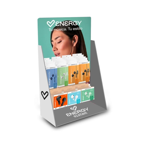 Energy Sistem Pack Auriculares y Altavoces + Expositor - StreetMusic, EasyPods, Pocket Radio y Stree