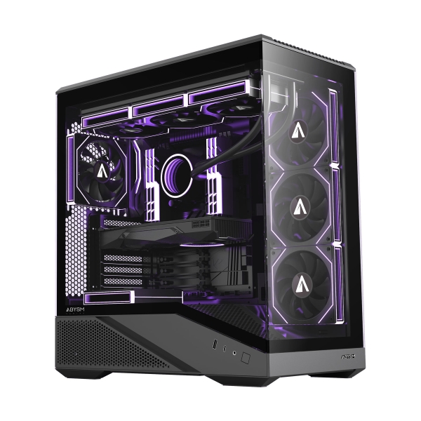 Abysm Arian Frame A400 Black Caja Torre ATX, ITX, Micro ATX - Lateral y Frontal Cristal Templado - 3