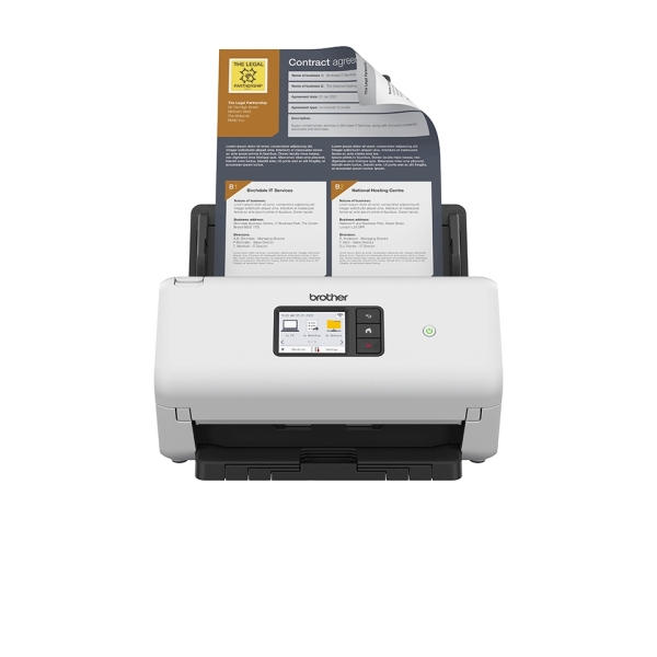 Brother ADS-4550W Escaner de sobremesa WiFi - Hasta 70ppm - Alimentador Automatico de 60 Hojas - Dob