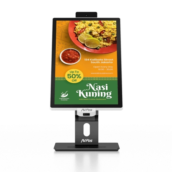 AVPos Kiosko Autoservicio Sobremesa CD22 - 22 Pulgadas Tactil - I3 10th - 8GB Memoria - SSD 256GB -