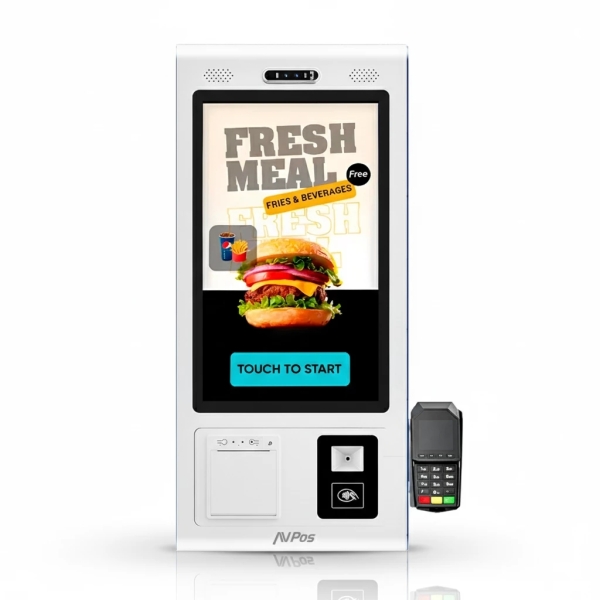 AVPos Kiosko Autoservicio Sobremesa DK22 - 22 Pulgadas Tactil - RK3568  - 8GB Memoria - SSD 128GB -