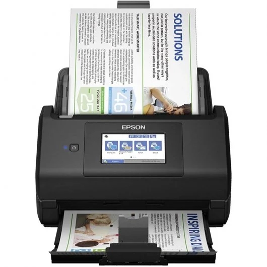 Epson WorkForce ES580W ADF Escaner Documental WiFi Duplex - 35ppm - 600dpi - Pantalla LCD - Alimenta