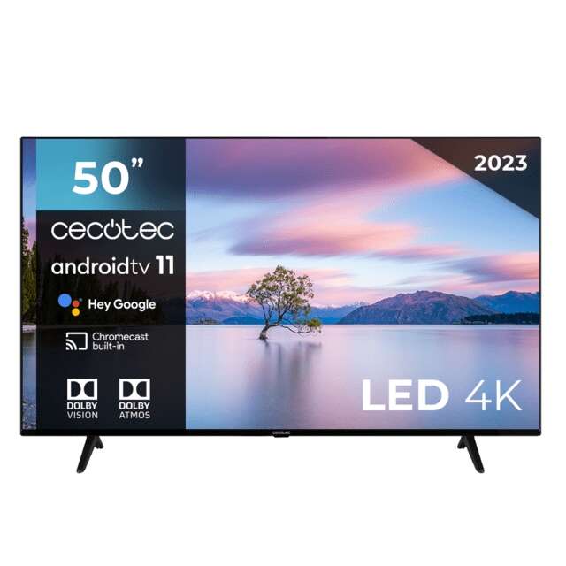 [CE02561] Cecotec A1 Series Televisor Smart TV 50" LED UHD 4K HDR10 - Dolby Vision - Dolby Atmos - WiFi, HDMI,