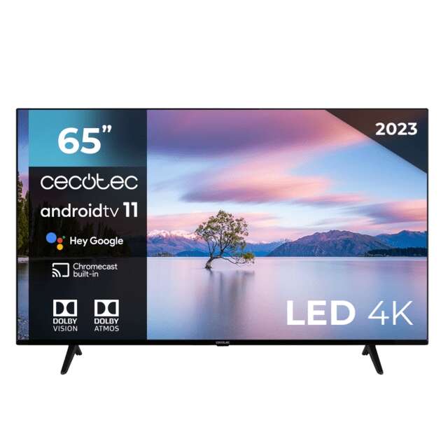 [CE02563] Cecotec A1 Series Televisor Smart TV 65" LED UHD 4K HDR10 - Dolby Vision - Dolby Atmos - WiFi, HDMI,