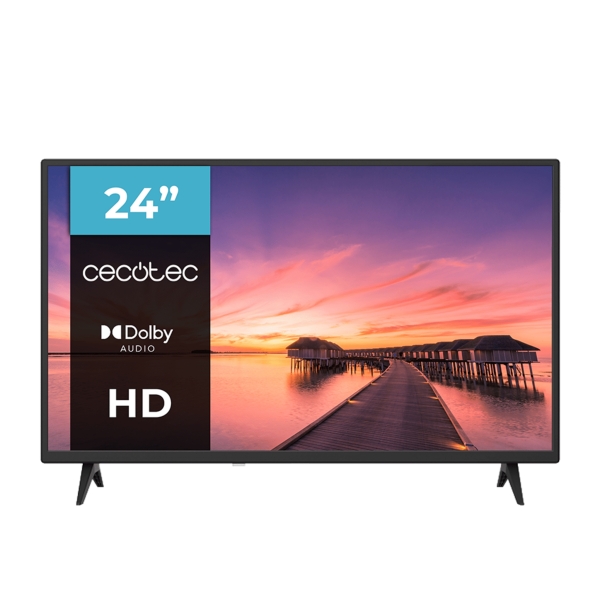Cecotec 0 Series 0024 Televisor Smart TV de 24" LED con Resolucion HD - Pantalla LED 24" - Sonido Do
