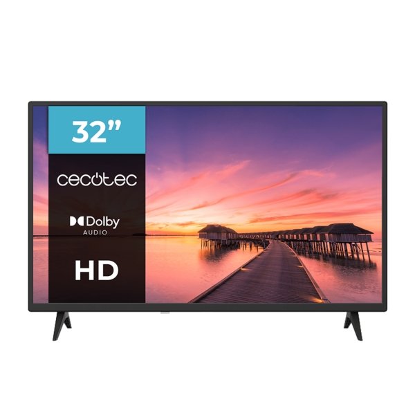 Cecotec 0 Series 0032 Televisor Smart TV de 32" LED con Resolucion HD - Sonido Dolby - Memoria Flash