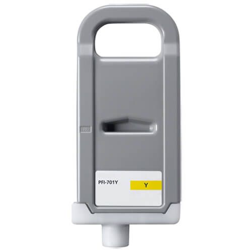 Canon PFI701/PFI301 Amarillo Cartucho de Tinta Pigmentada Generico - Reemplaza 0903B001/1489B001