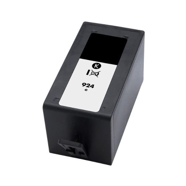 [HI-924XLBK(PRO)] Generico HP 924e XL Negro Cartucho de Tinta - Reemplaza 4K0V0NE/4K0U6NE  (Chip reforzado contra actu
