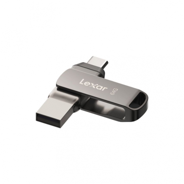 [LJDD400064G-BNQNG] Lexar D400 JumpDrive Dual Drive Memoria USB 3.1 Type-C 64GB - Transferencia entre USB Type-C y Type-