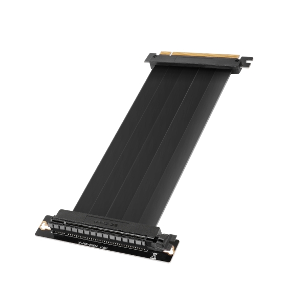 Mars Gaming MCA-PCIE40 Cable de Extension Riser PCIe 4.0 X16 Flexible - Blindaje EMI - Conector Hemb