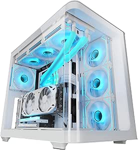 Mars Gaming MC-FUSION Caja Torre ATX - Cristal Templado Curvo Continuo - Soporta Refrigeracion Liqui