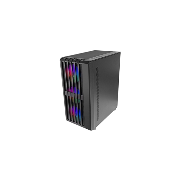 Mars Gaming MC-VAULT Caja Torre ATX - 4 Ventiladores de 120mm ARGB - Ventana Lateral de Cristal Temp