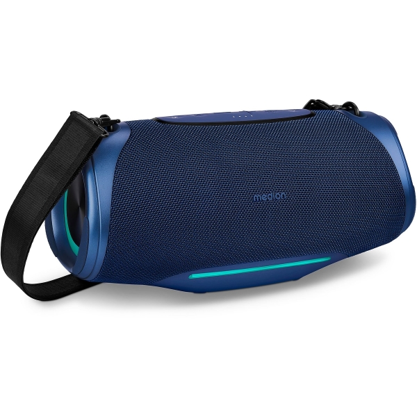 Medion Life P61762 L Altavoz 50W - Bluetooth 5.3 - Modo Broadcast - Resistente al Agua - Hasta 47 Ho
