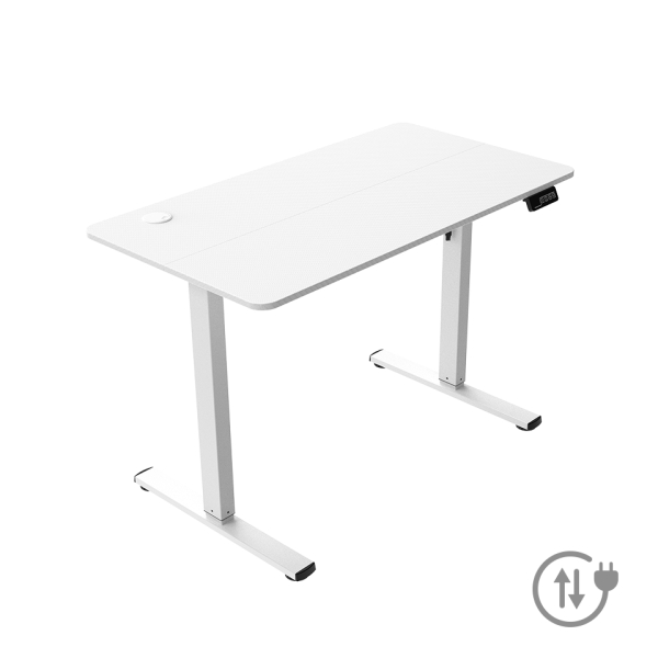 Mars Gaming MGD-ERGOPRO Mesa Gaming Motorizada - Altura Regulable hasta 118cm - Soportes Auriculares