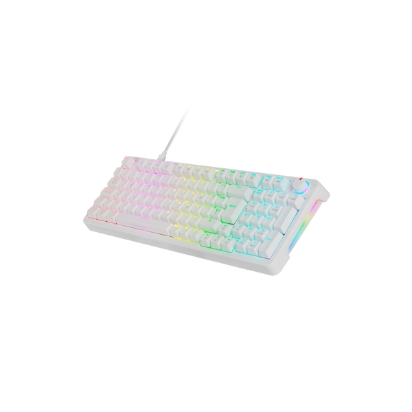 Mars Gaming MKPRO Teclado Completo Hibrido H-Mech - Switch SKN Amarillo - Disposicion QWERTY ES - Il