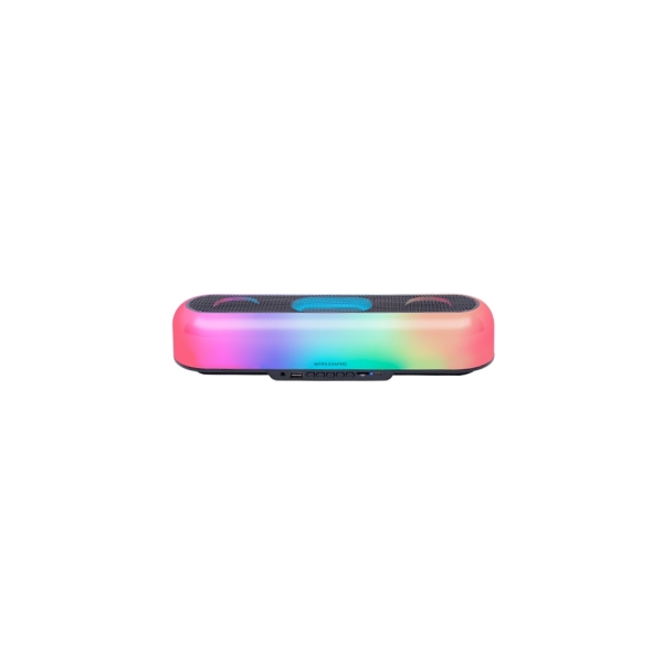 Mars Gaming MSB-ORB Altavoz Bluetooth de 20W - Luces RGB 360 Grados - Bateria de 2400mAh - Control d