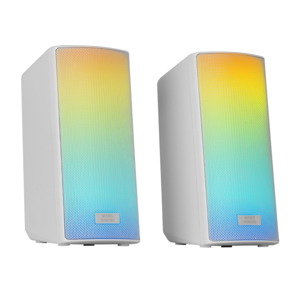 Mars Gaming MSRGB2 Altavoces Gaming de 15W - Luces RGB - Bluetooth 5.3 - Alimentacion por USB - Jack