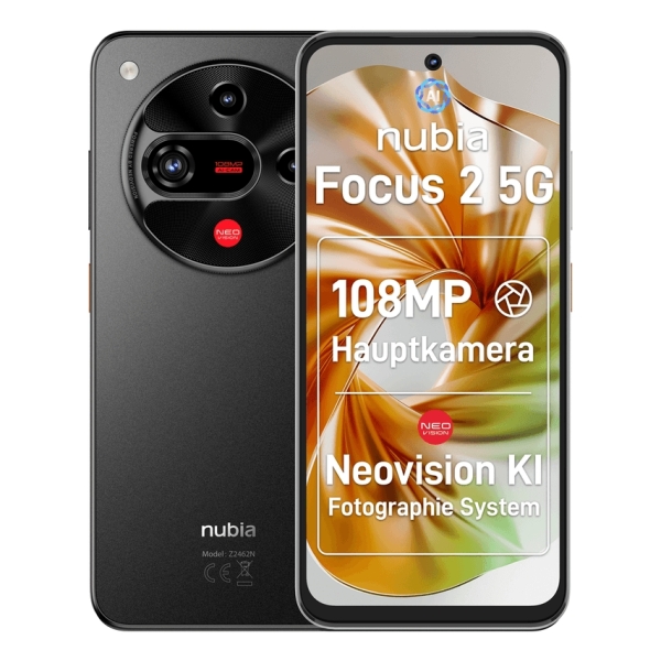 ZTE Nubia Focus 2 5G Smartphone Pantalla 6,7" - 8+12 GB RAM - 256 GB - 120 Hz- Bateria 5000 mAh - Co