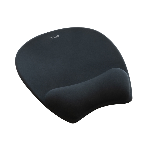Tooq TQMP1002-B Alfombrilla Raton Ergonomica - Reposamuñecas Espuma Viscoelastica - Superficie Suave